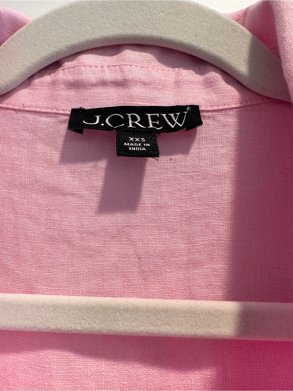 J. Crew Light Pink Linen Tunic Dress - Picture 3 of 4